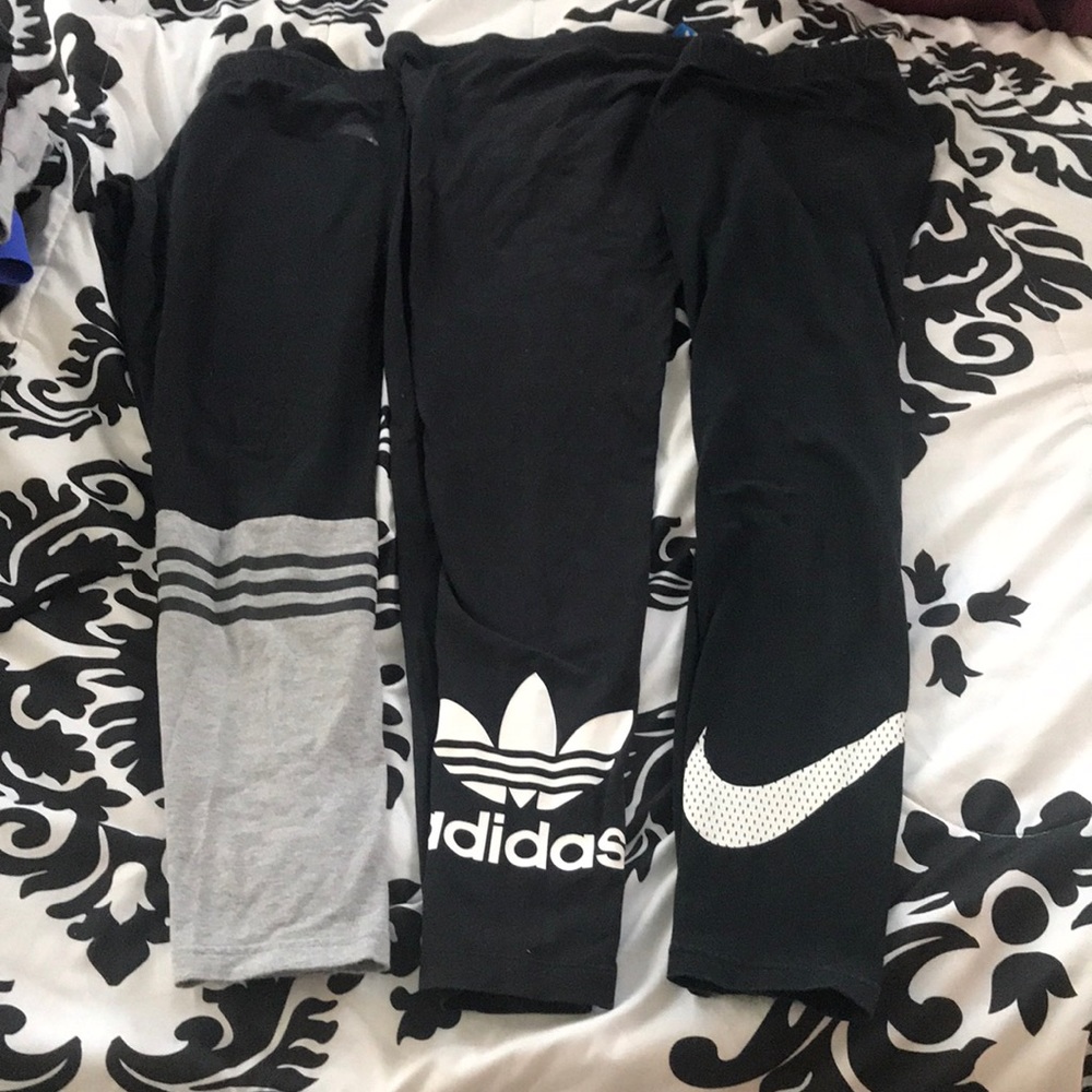 Adidas and Nike leggings